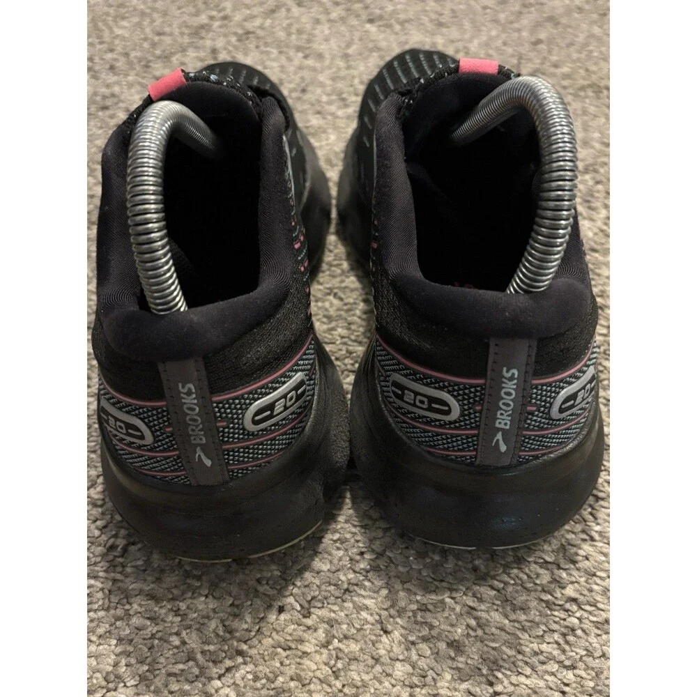 Brooks Glycerin 20 Women's Size 7 Black Pink Running Shoes (1203691B005)